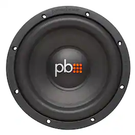 Powerbass - S-84 - 8" Single 4-Ohm Subwoofer - Black/Gray