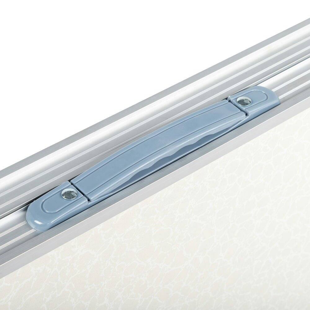 Alt View 10. Resenkos - Resenko's Premium Aluminum Folding Table, Large Size For Home Use, Durable Construction With White Finish, White - White.