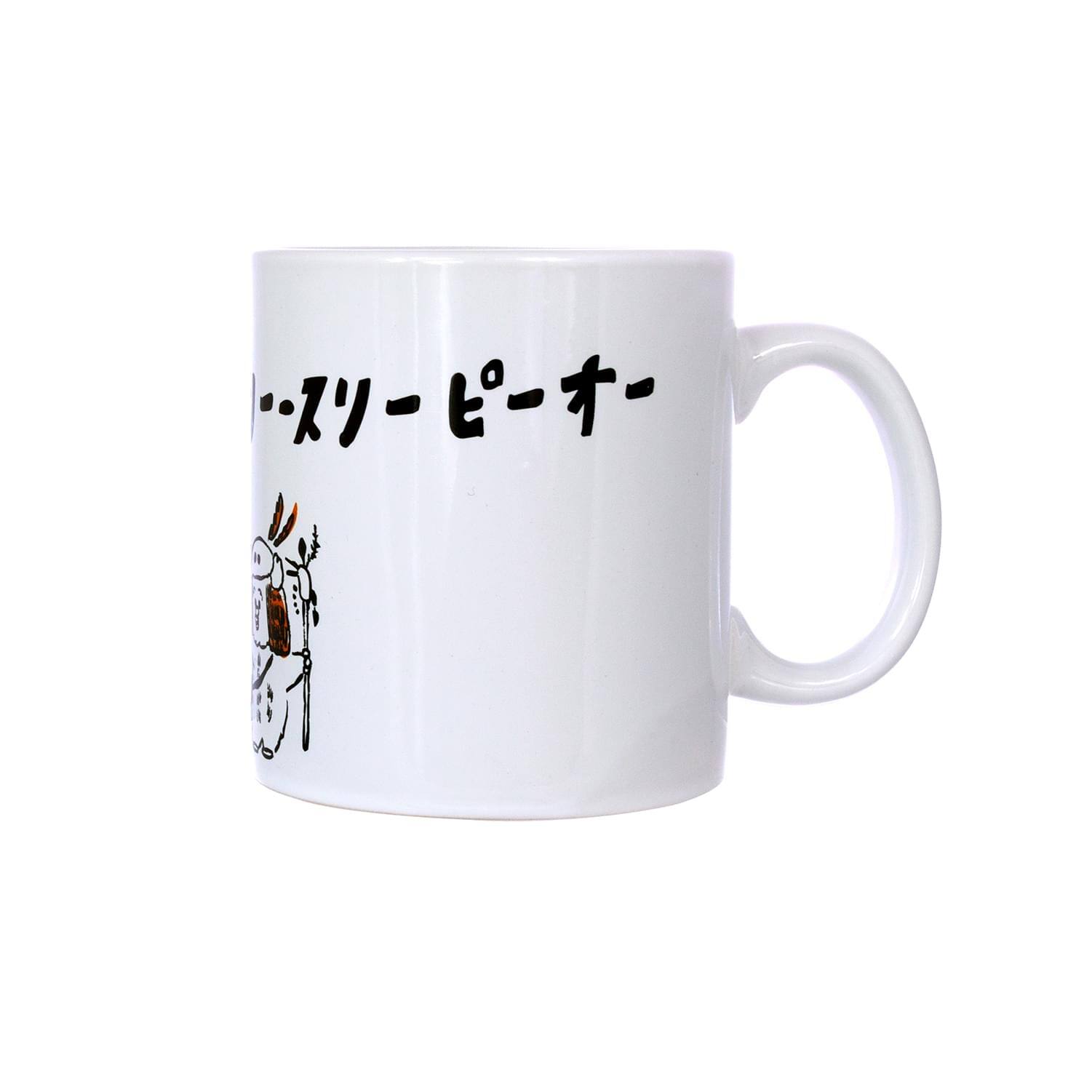 Alt View 1. Star Wars - Star Wars C-3PO & Ewoks Comic Kanji 20oz Ceramic Coffee Mug - Black.