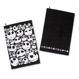 Disney - The Nightmare Before Christmas Jack Skellington Faces Kitchen Towel Set - Black/White