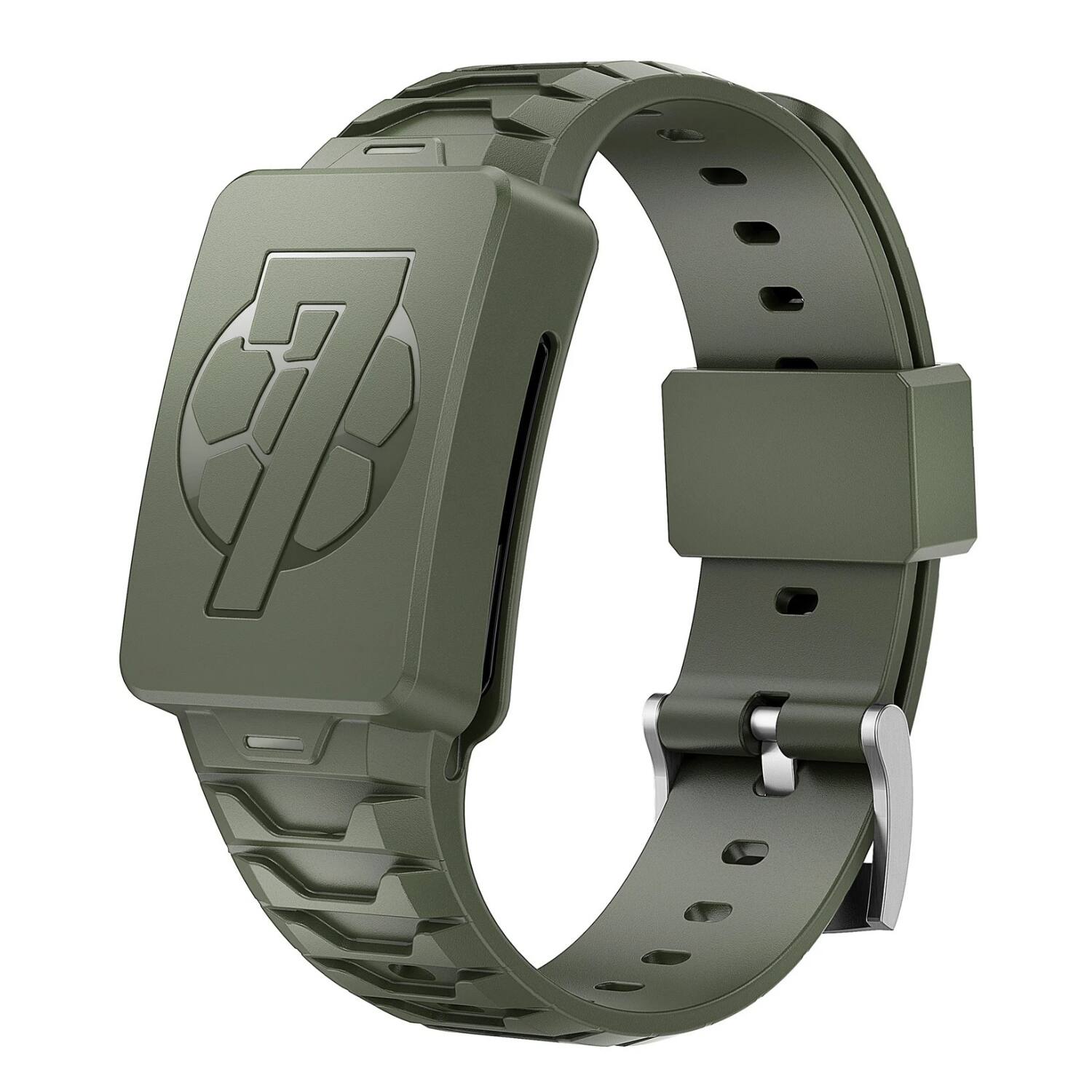 Front. Stock Preferred - Sport Silicone Band for Whoop 4.0 – Army Green - Army Green.
