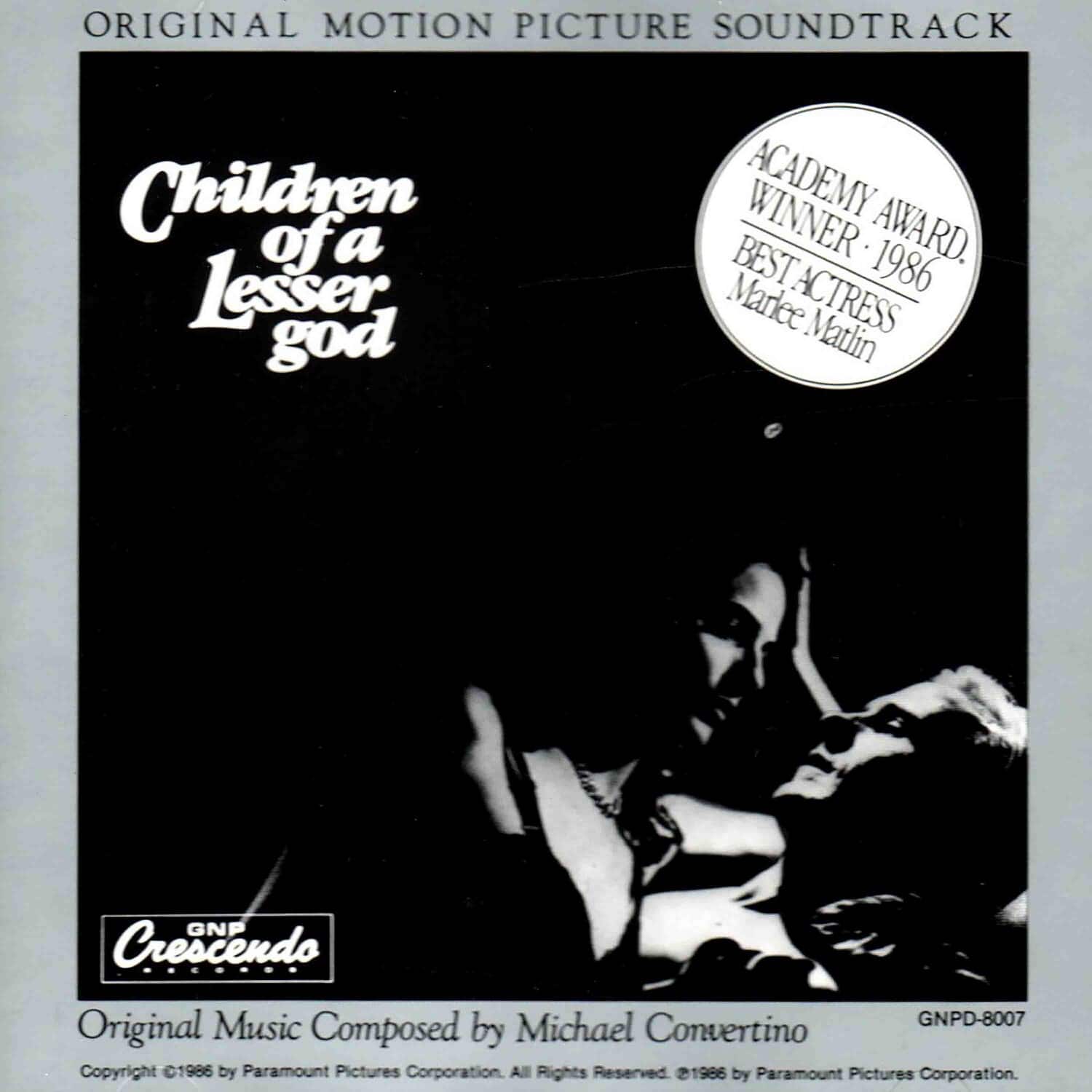 Children Of A Lesser God / O.S.T. - Children Of A Lesser God (Original Motion Picture Soundtrack)   - COMPACT DISCS [CD] price history on PriceWatchPro