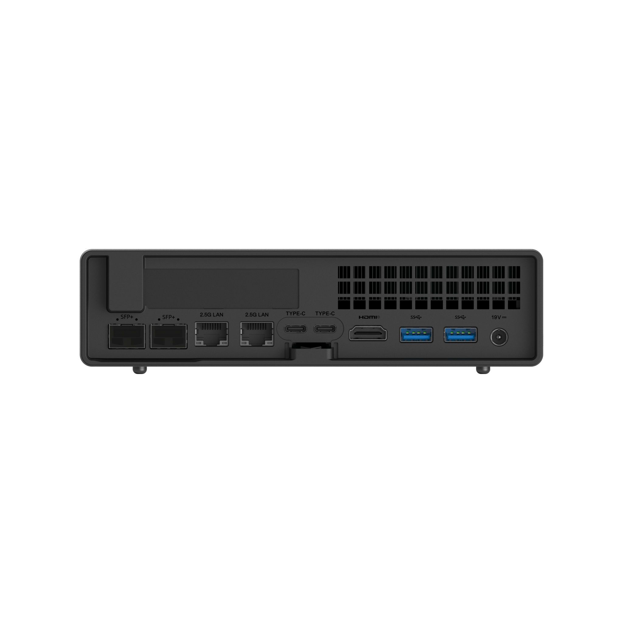 SFP+ SFP+ 2.5G LAN 2.5G LAN TYPE-C TYPE-C HDMI S4 S4 19V