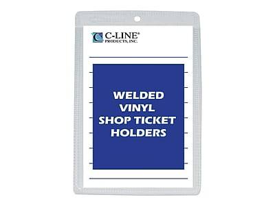 C-Line Products, Inc.  
Welded Vinyl Shop Ticket Holders