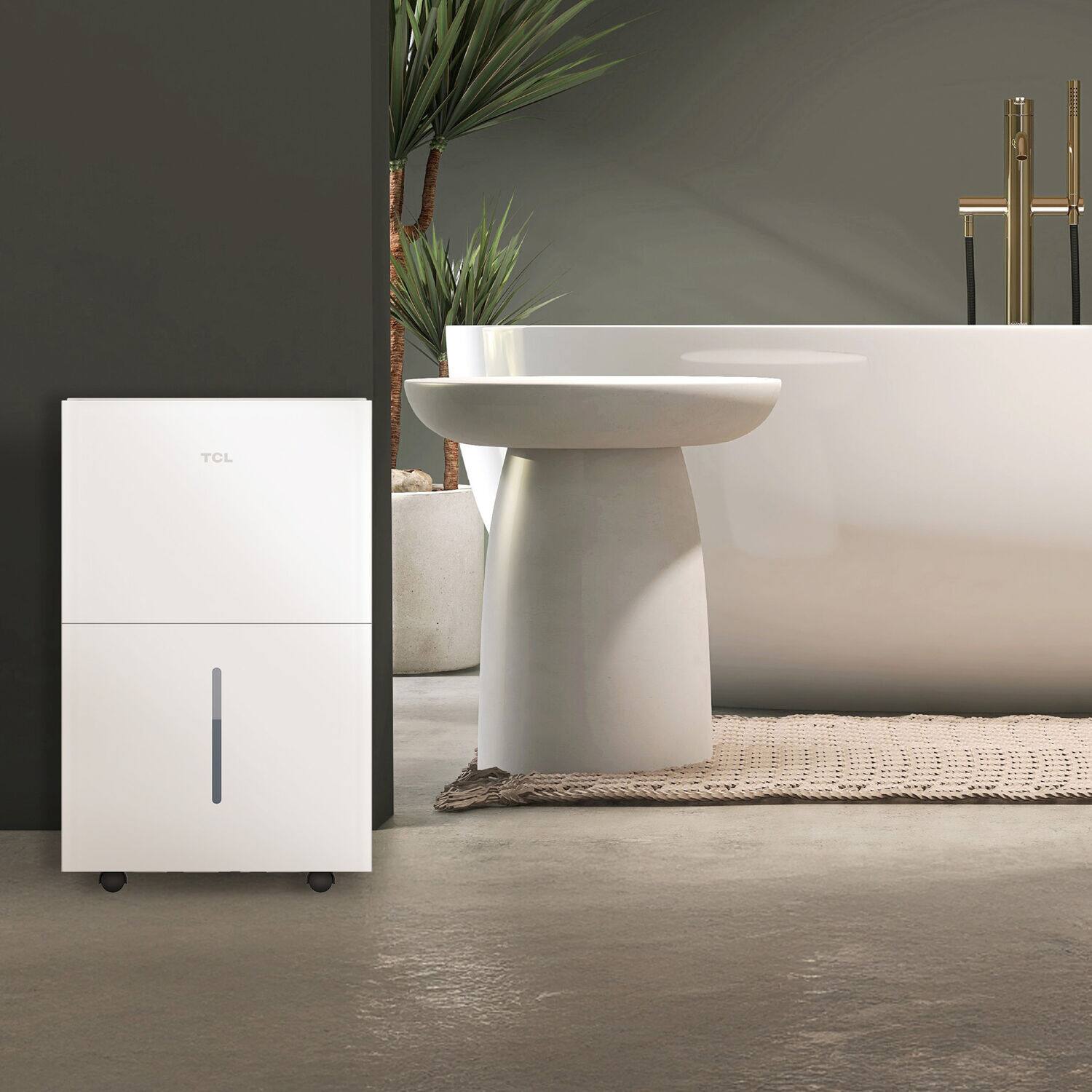 Alt View 11. TCL - 3,000 Sq. Ft. 32-Pint Smart Dehumidifier with Remote, 8 Pint Bucket Capacity, Energy Star Most Efficient 2024 - White.