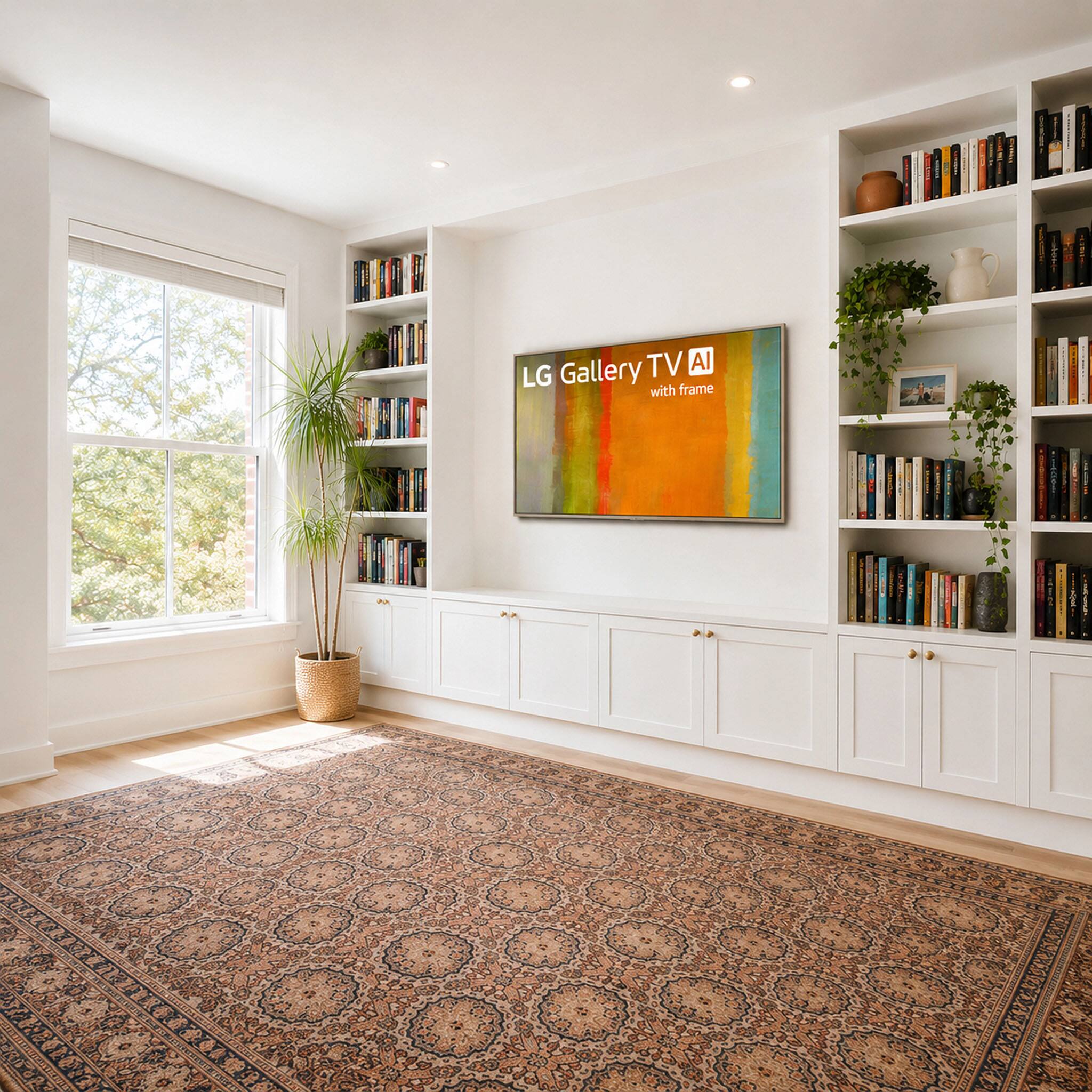 LG Gallery TV AI with frame