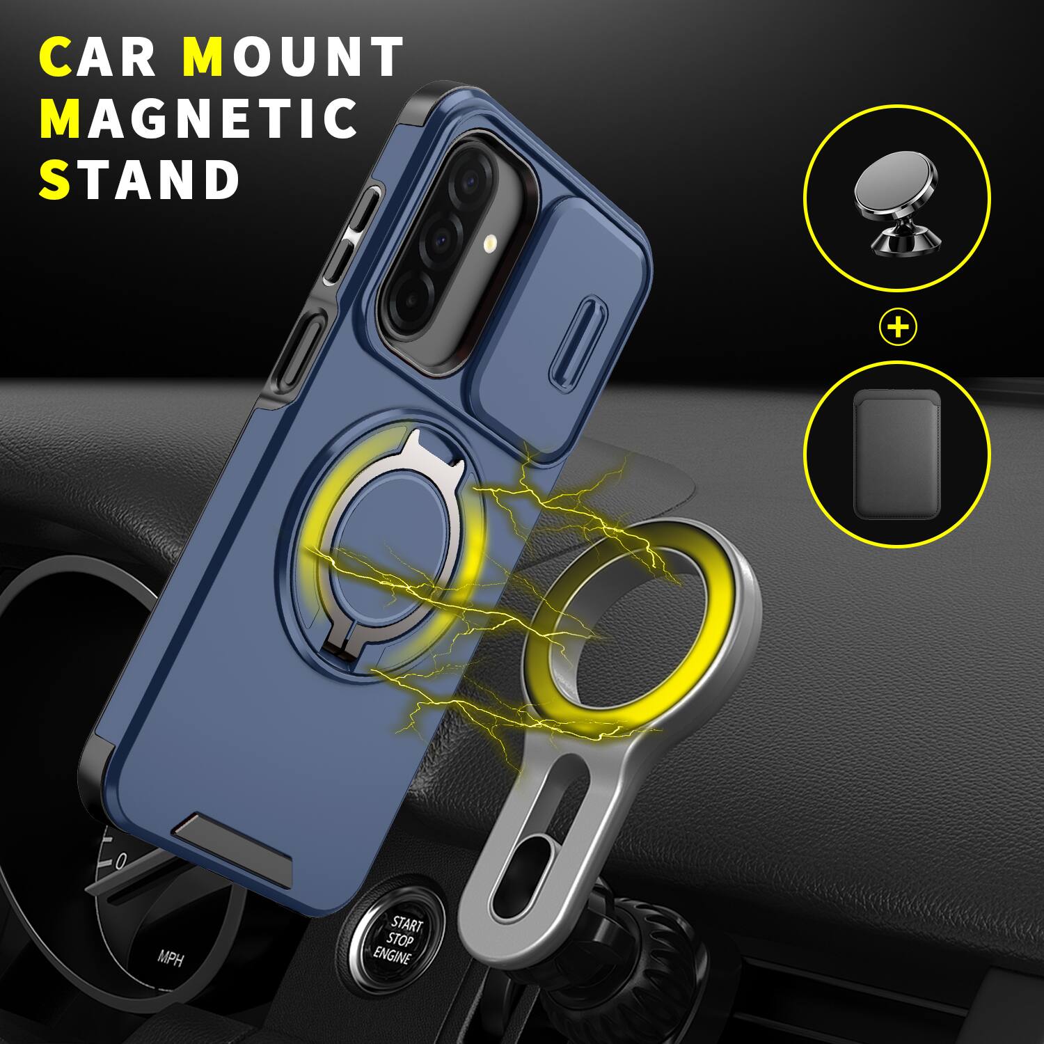 CAR MOUNT MAGNETIC STAND

0 MPH

START STOP ENGINE