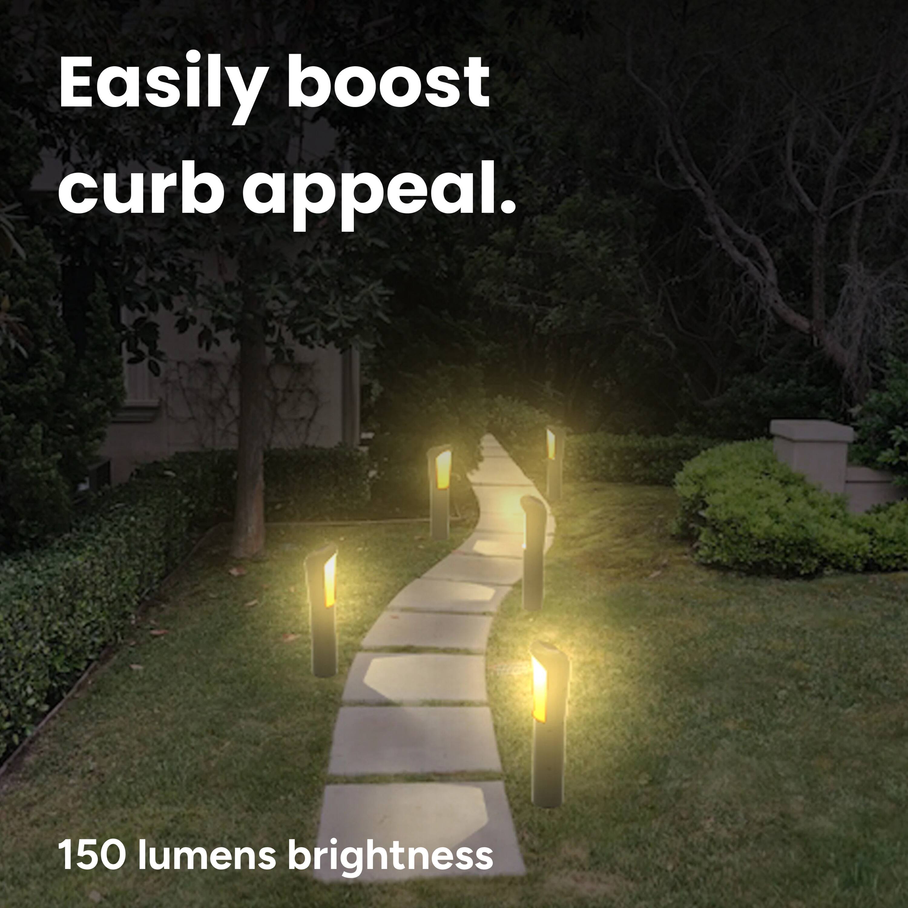 Easily boost curb appeal. 150 lumens brightness.