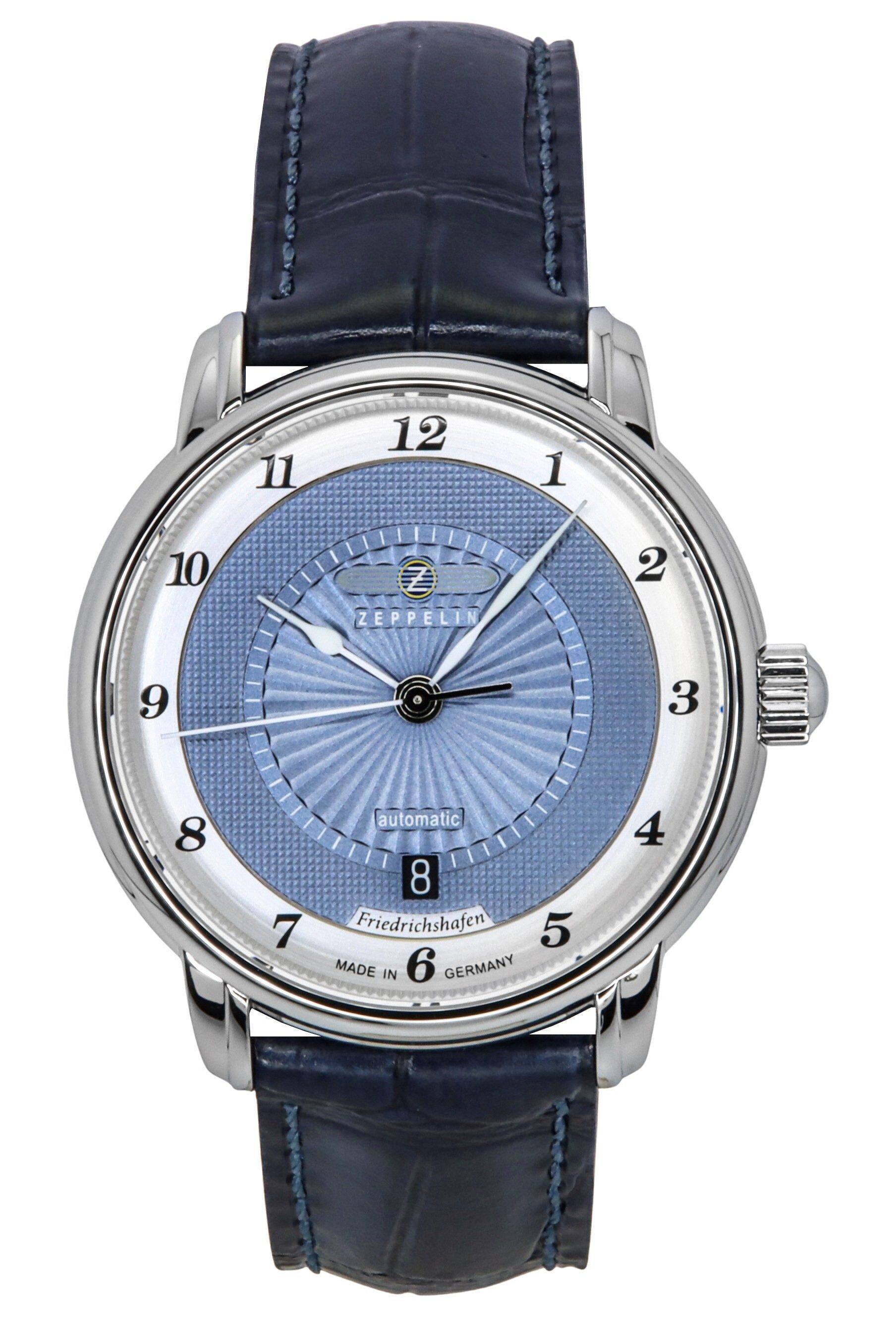 11
12
1
10
ZEPPELIN
2
9
3
8
7
automatic
Friedrichshafen
MADE IN GERMANY
4