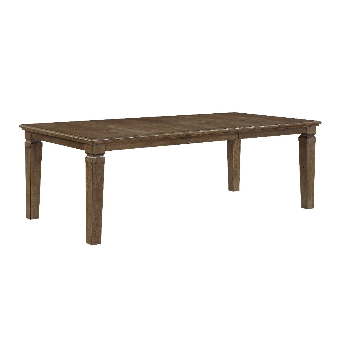 Loheer Extendable Dining Table, Wood, Seats 6, 42 x 66 to 84 Inches ...