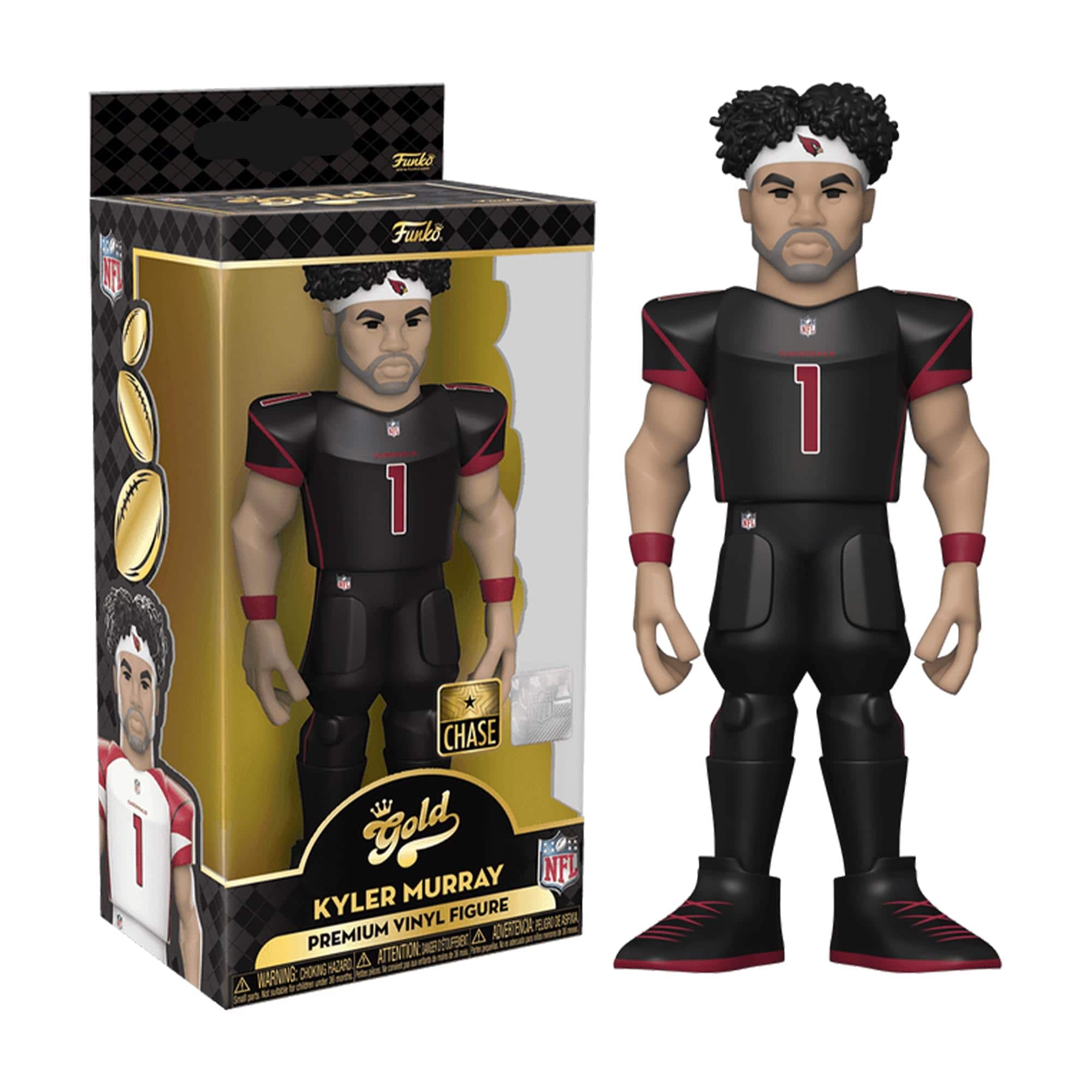 Arizona Cardinals NFL Funko Gold 5 Inch Vinyl Figure | Kyler Murray CHASE - Black price history on PriceWatchPro
