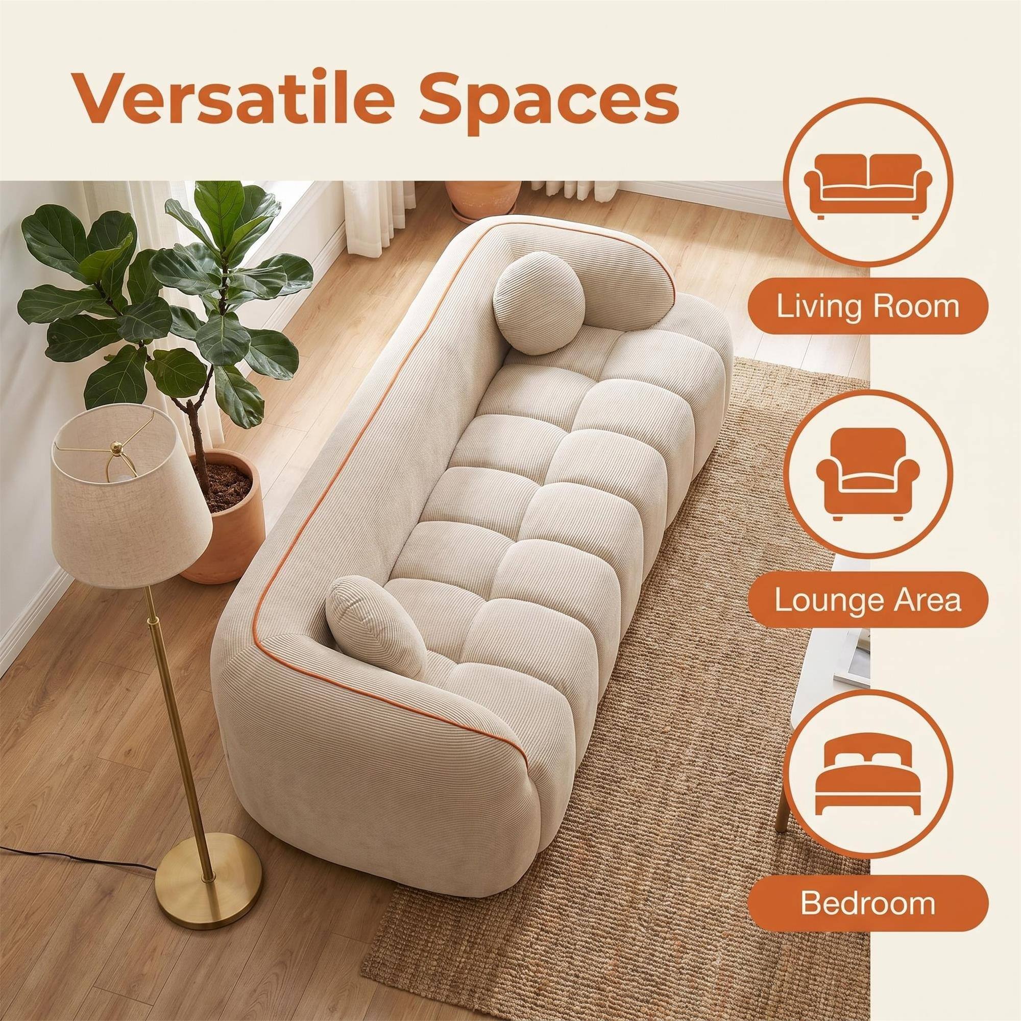 Versatile Spaces

Living Room

Lounge Area

Bedroom