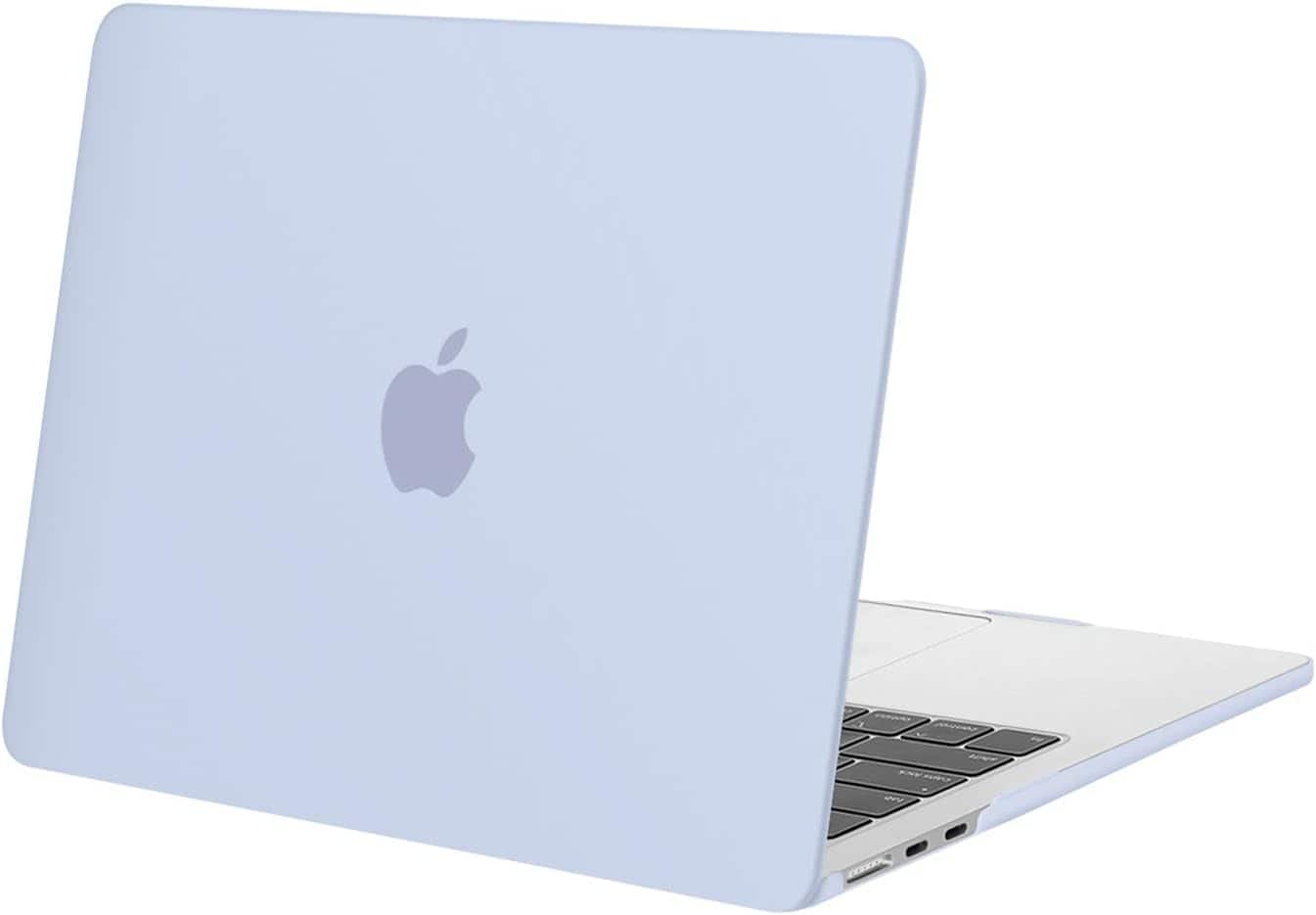 mosiso - Laptop Case for MacBook Air 13 inch Case M5 A3449 M4 A3240 M3 A3113 M2 A2681 2022-2026 - Pastel Blue