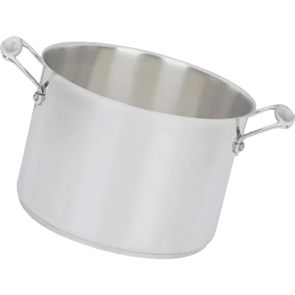 Alt View 4. Cuisinart - Chef's Classic 8-Quart Stockpot 766-24 - Silver.