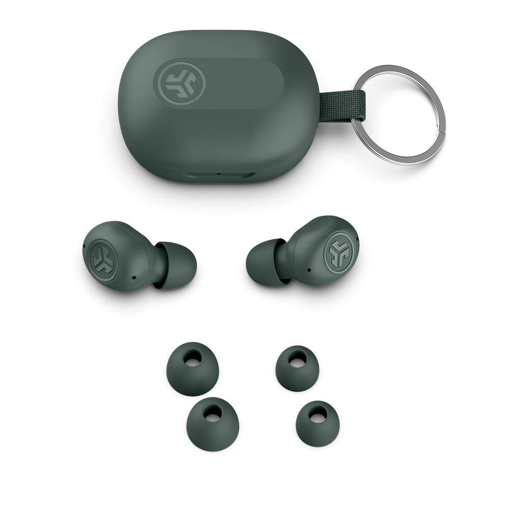 Back. JLab - JBuds Mini True Wireless Earbuds - Sage.