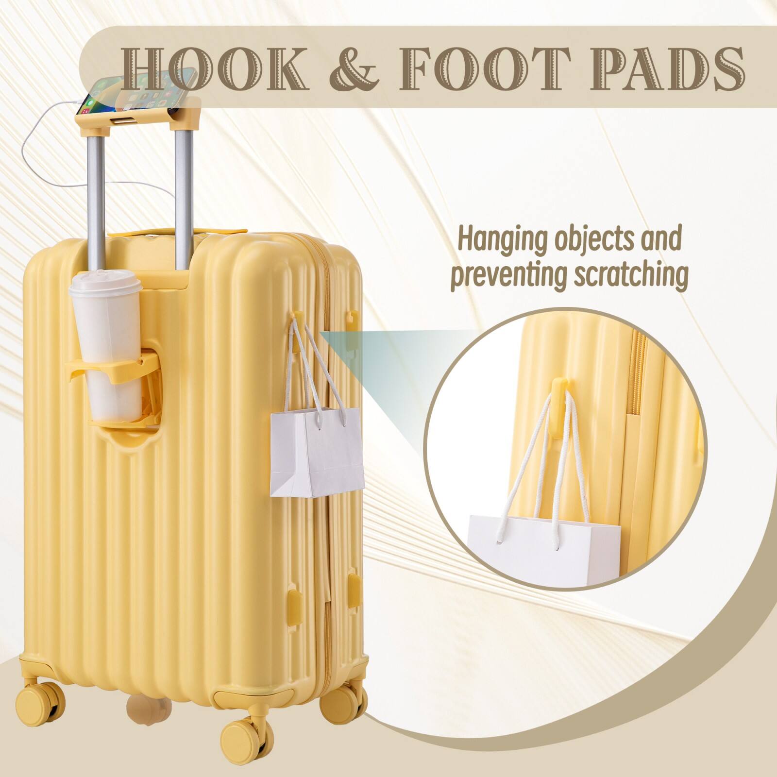 HOOK & FOOT PADS

Hanging objects and preventing scratching