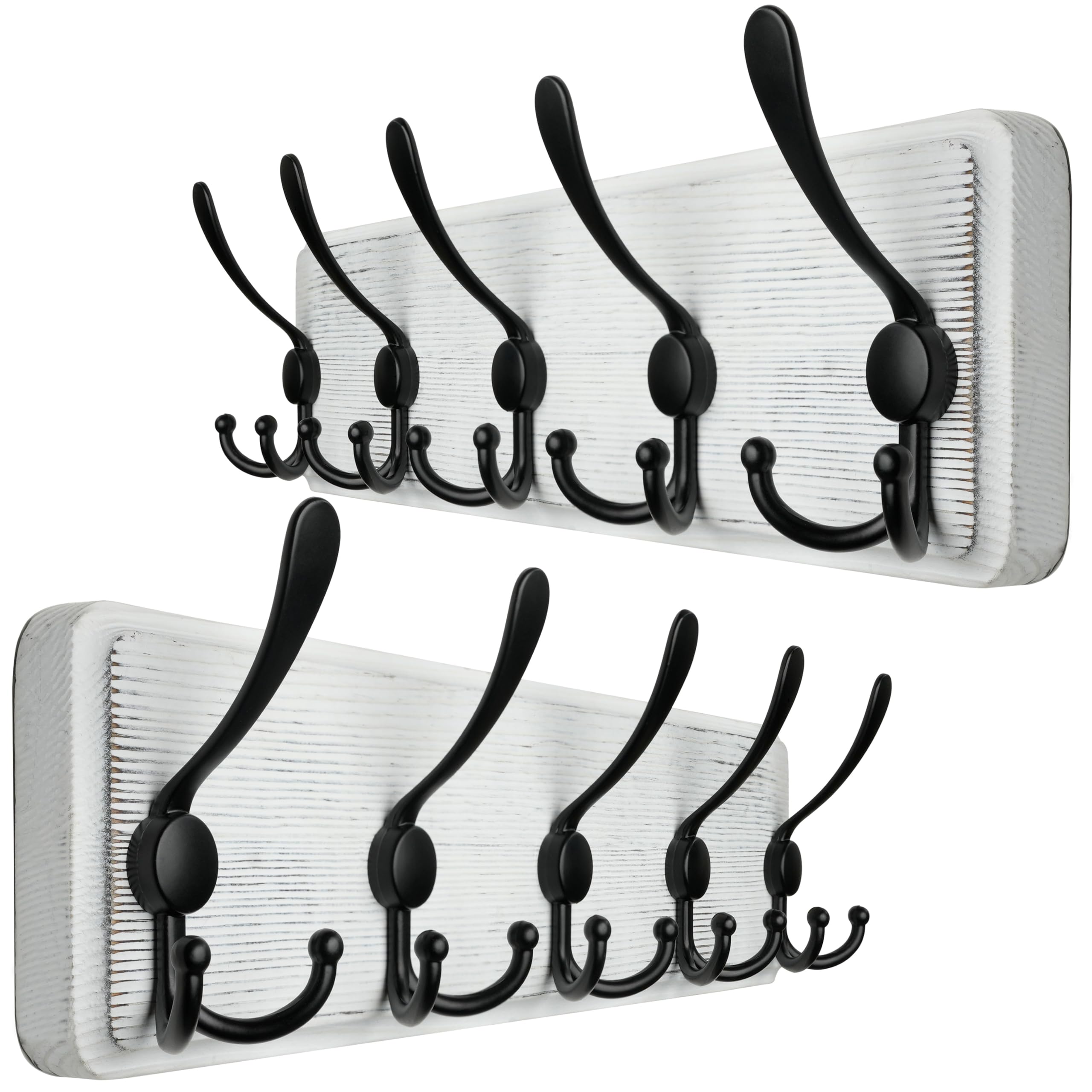 White 5 Hooks(2 Packs)