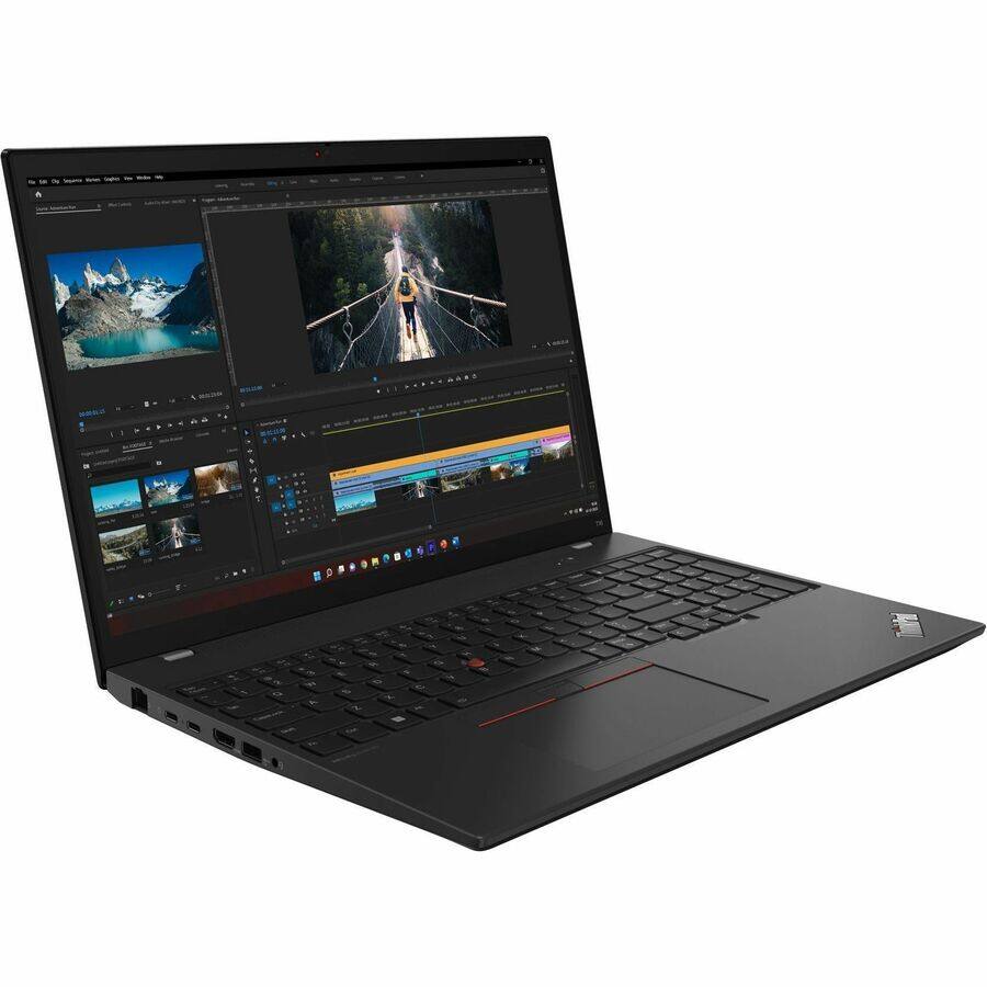 Alt View 7. Lenovo - Lenovo ThinkPad T16 Gen 2 21K7005FUS 16" Notebook - WUXGA - AMD Ryzen 5 PRO 7545U - 16 GB - 256 GB SSD - English Keyboar - Thunder Black.