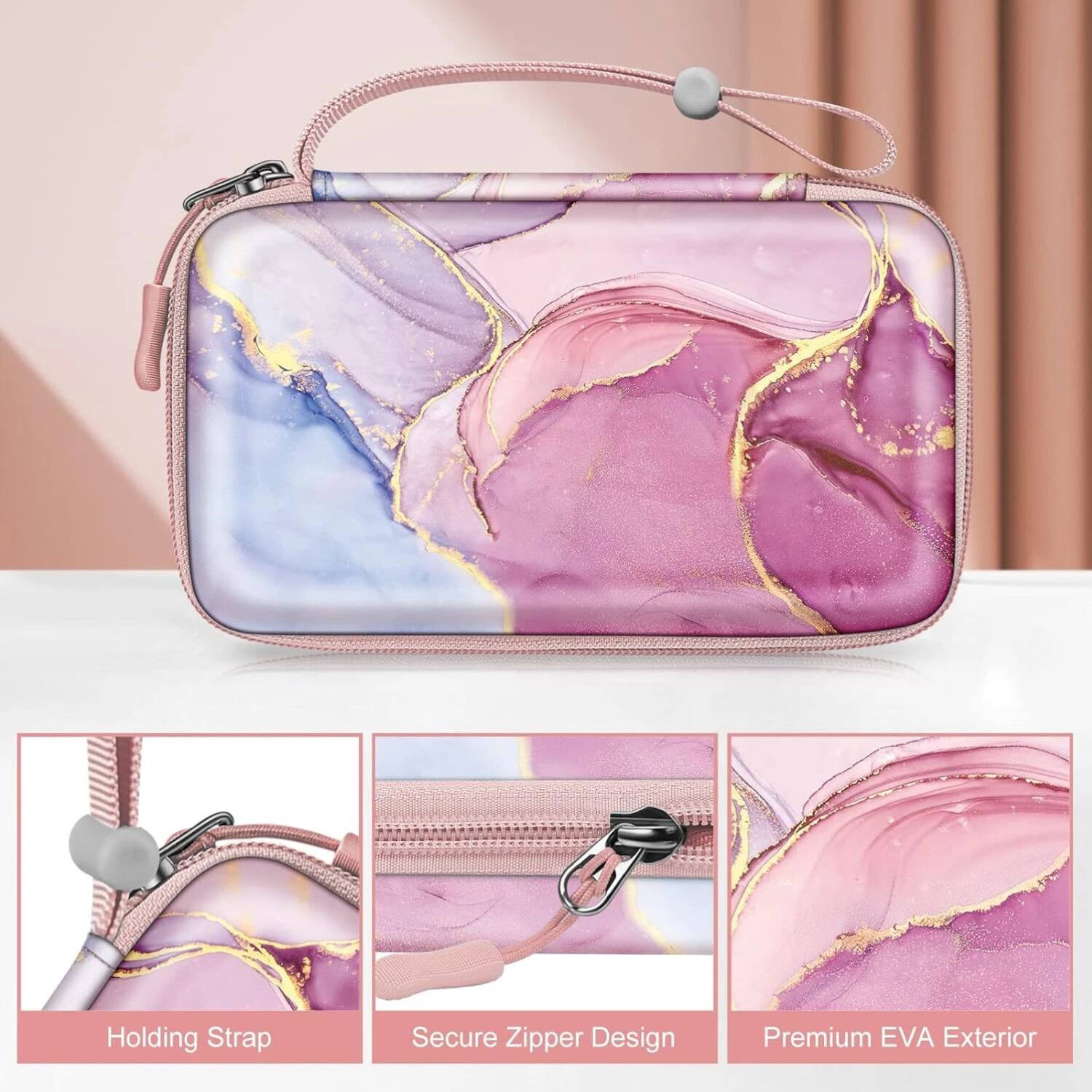 Holding Strap  
Secure Zipper Design  
Premium EVA Exterior