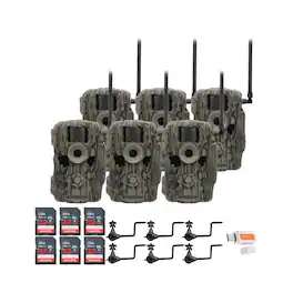 Stealth Cam - 36MP Fusion Max Cellular Trail Camera with Accessories (6 Pack)