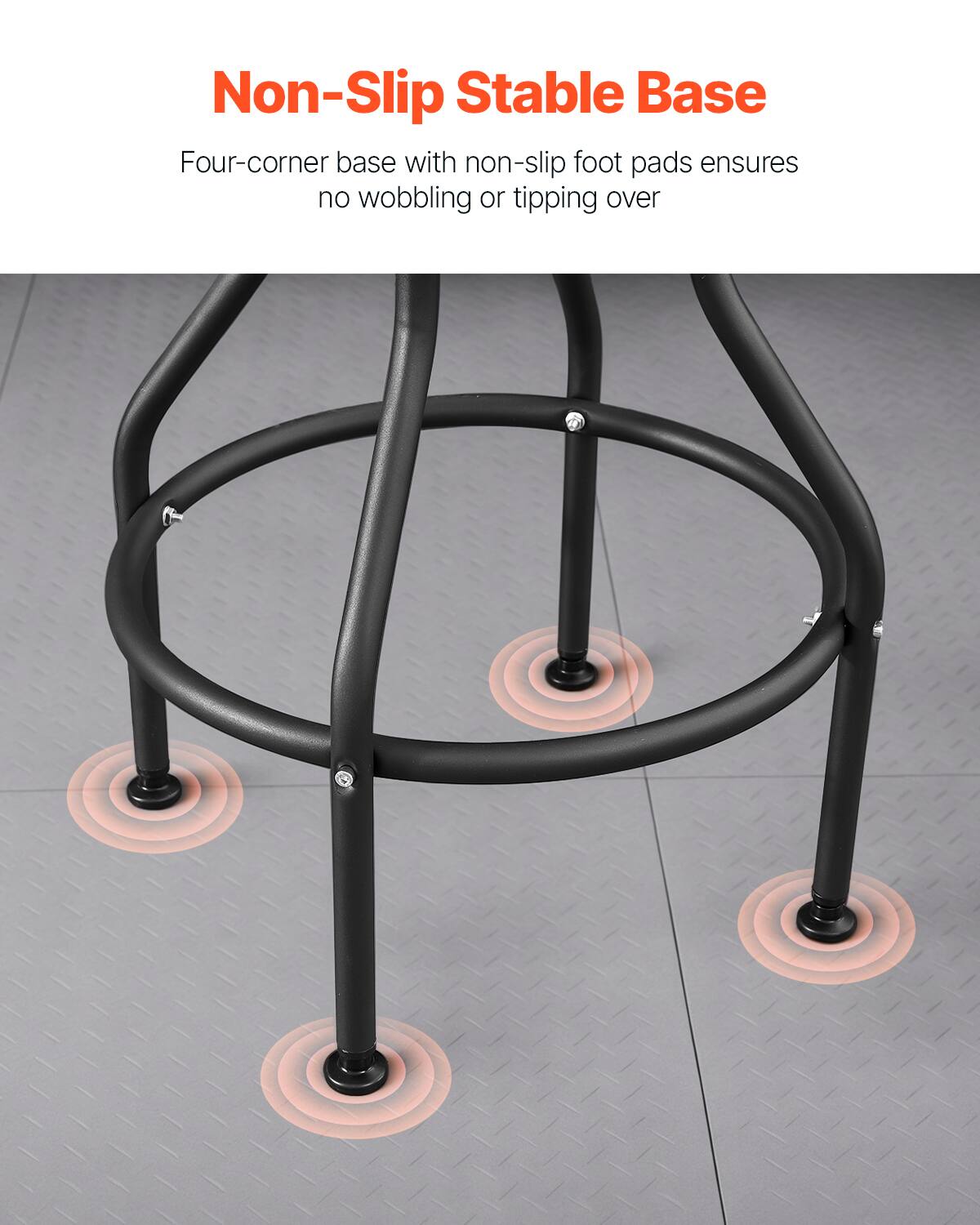 Non-Slip Stable Base

Four-corner base with non-slip foot pads ensures no wobbling or tipping over