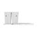 Alt View 7. Rev-A-Shelf - Rev-A-Shelf Double Pullout Trash Cans 27 qt. for Kitchen, White, RV-15KD-11C S - White.