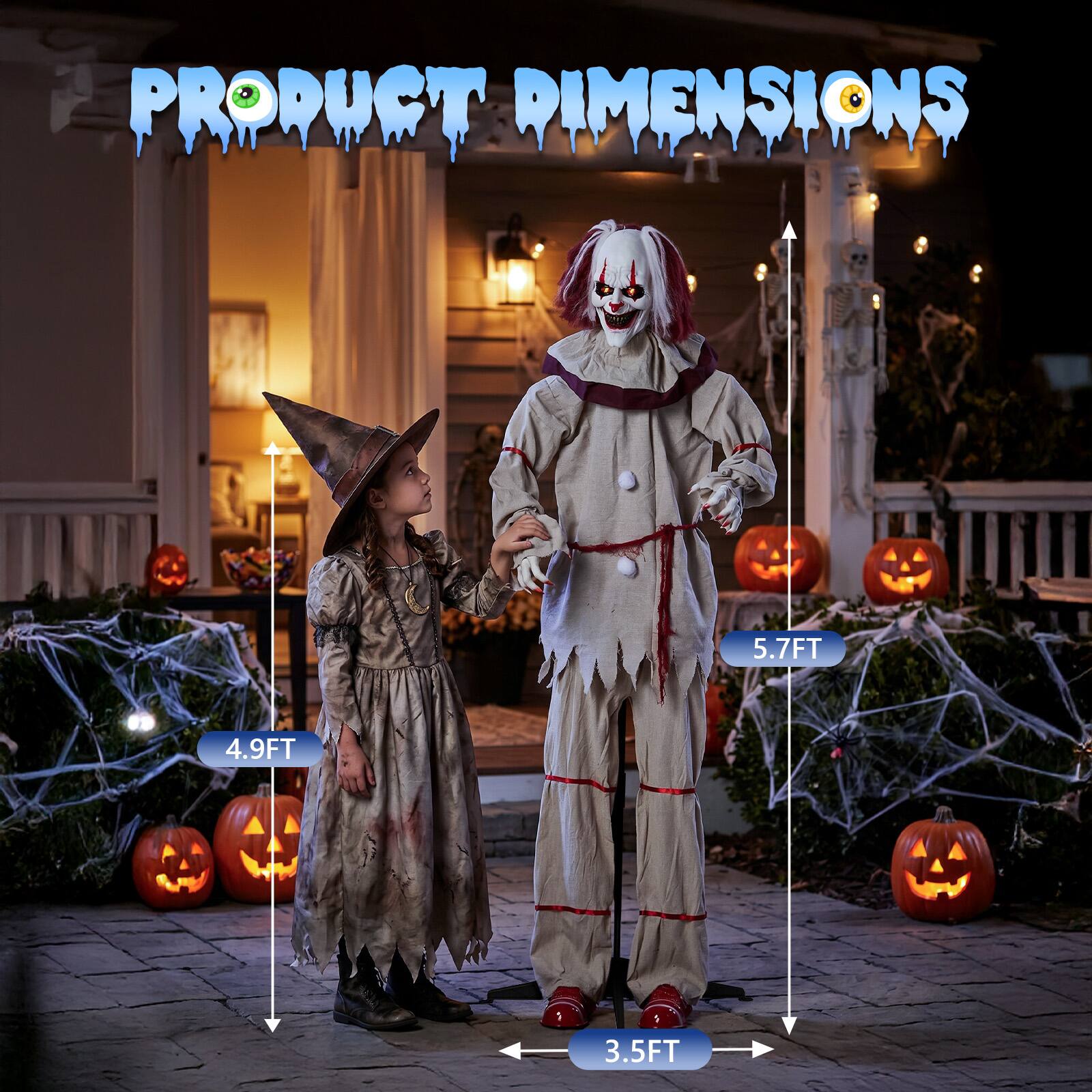 PRODUCT DIMENSIONS
5.7FT
4.9FT
3.5FT