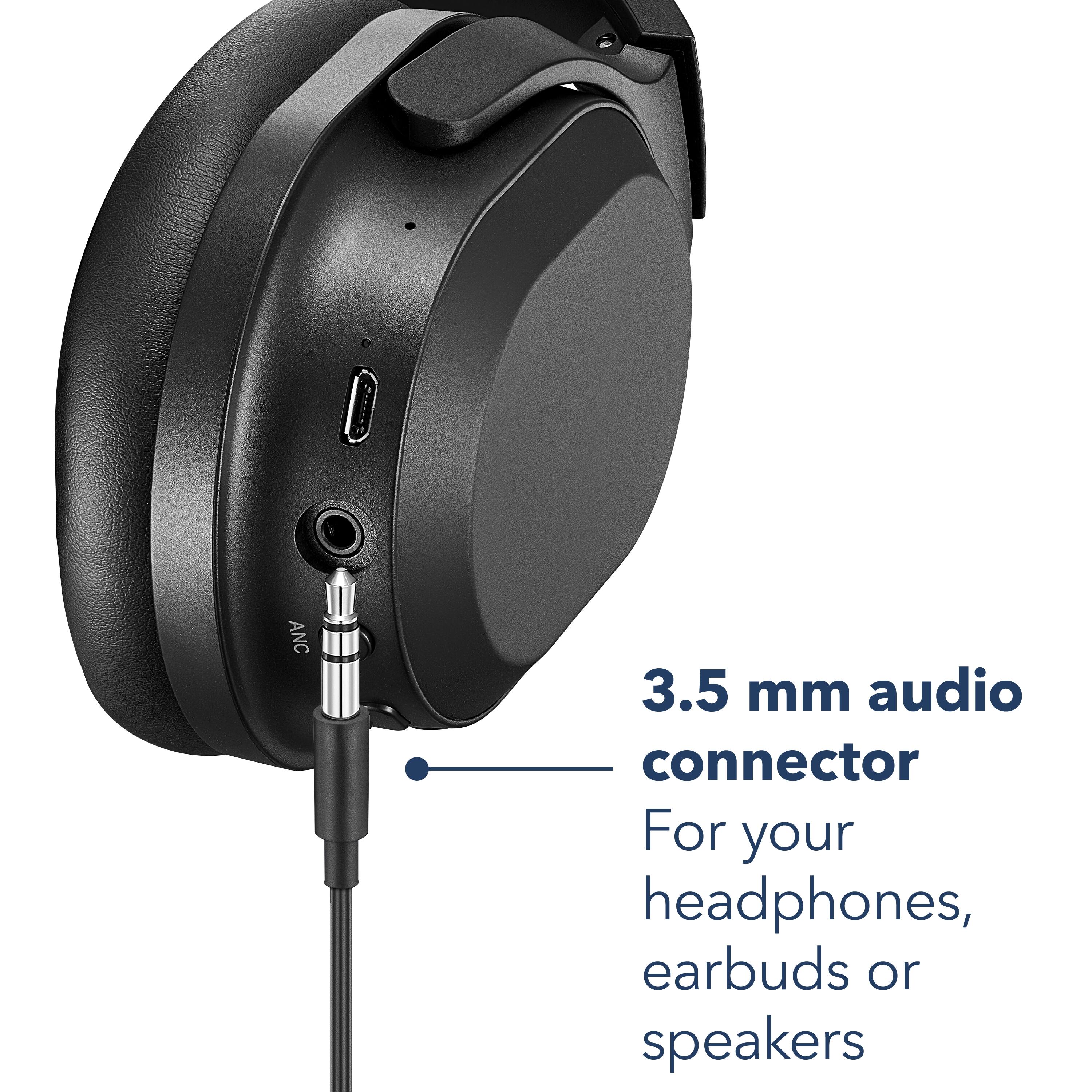 ANC 3.5 mm audio connector For your headphones, earbuds or speakers