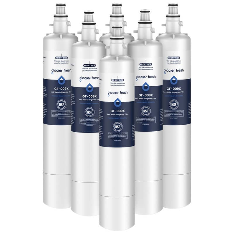 GLACIER FRESH - RPWFE Water Filter, Replacement for RPWFE, RPWF GE french-door Refrigerators - 6 Pack(with chip)