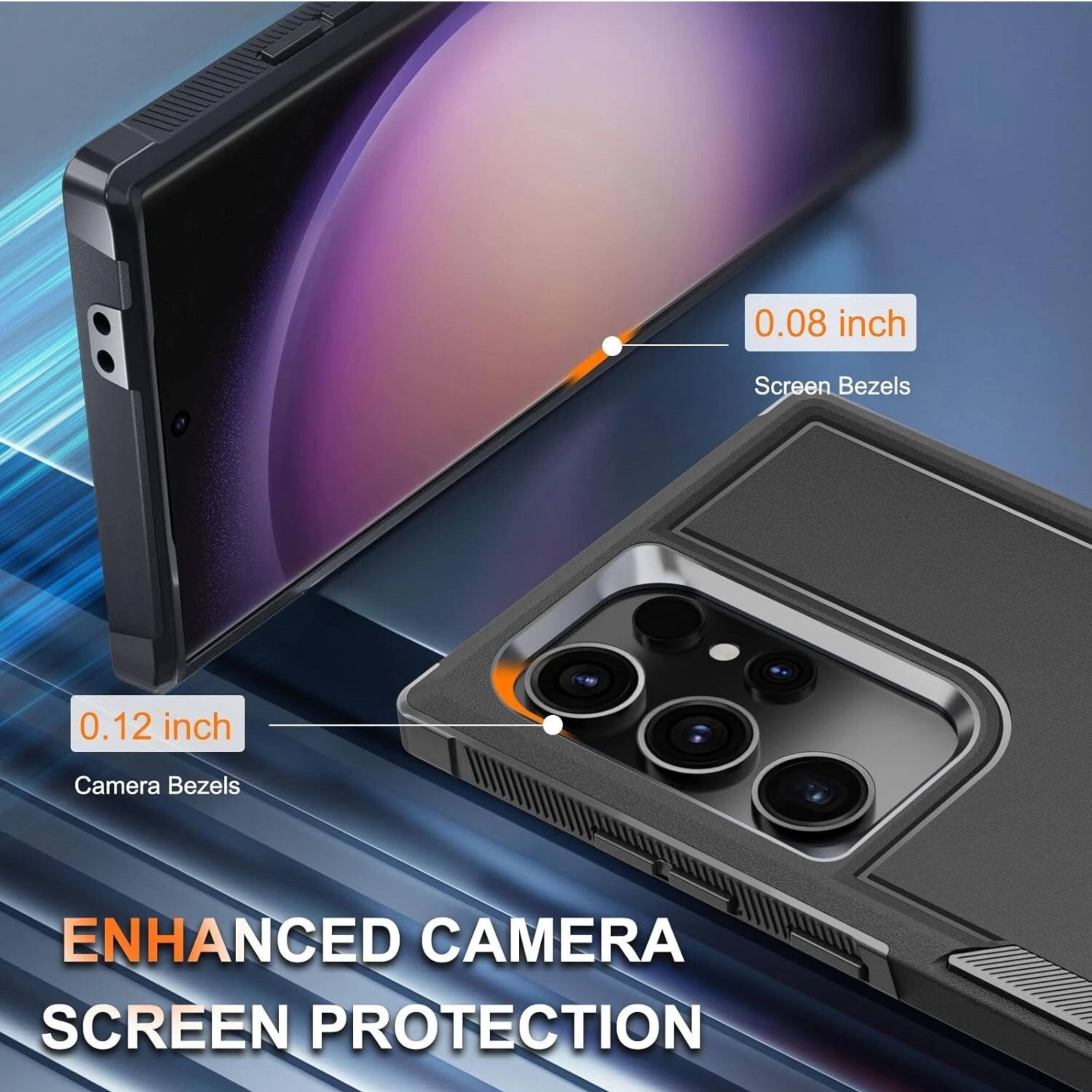0.08 inch Screen Bezels  
0.12 inch Camera Bezels  
ENHANCED CAMERA SCREEN PROTECTION