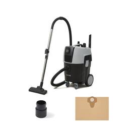 Dapper Supply - 8 Gallon Wet Dry Dust Extractor Vacuum Auto HEPA Filter Tool Auto Start 140 CFM 20 kPa - Gray