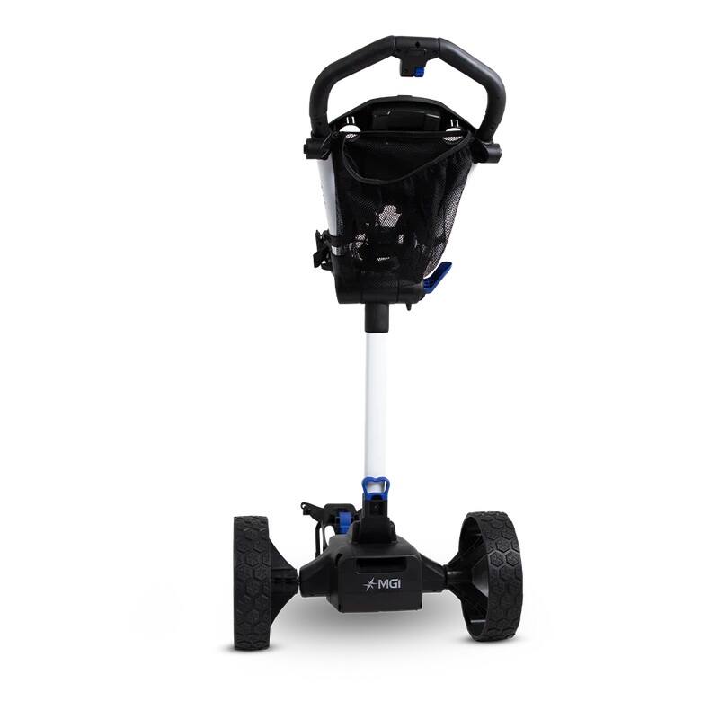 Alt View 6. MGI - MGI E-Boost Electric Assisted Golf Push Cart | Provides Extra Assistance with Hills and Terrain | Play up to 14 Holes - Matte White.