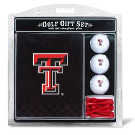 Team Golf - Texas Tech Red Raiders Embroidered Logo Golf Gift Set - Multicolor