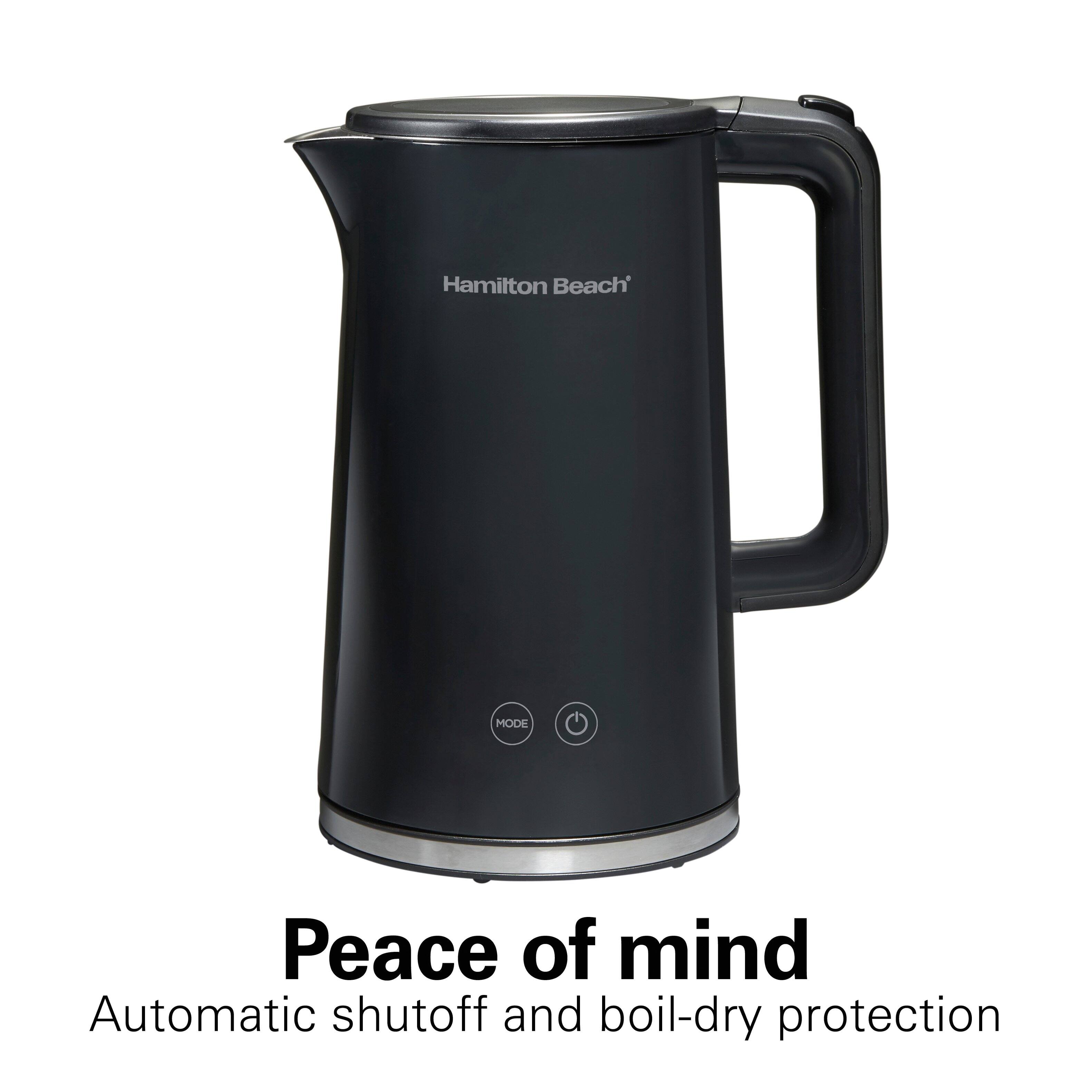 Hamilton Beach

Peace of mind  
Automatic shutoff and boil-dry protection