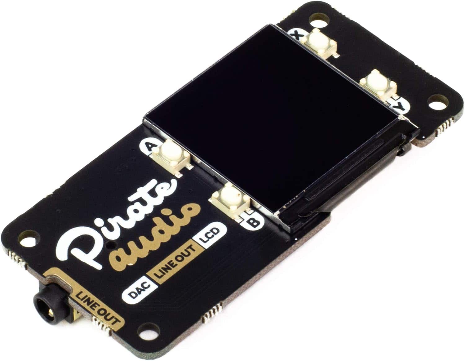 Pimoroni - PIM483 Pirate Audio Line-out for Raspberry Pi high-quality I2S DAC, high-res colour display