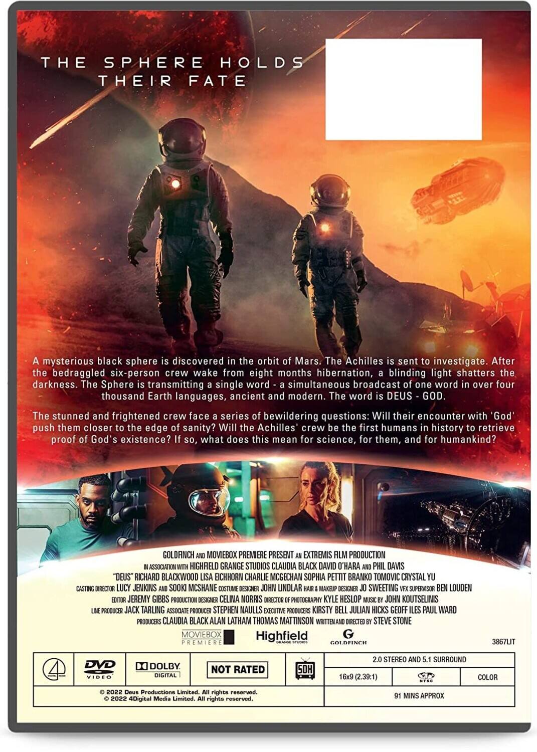 Alt View 1. Deus: The Dark Sphere   - DVD.