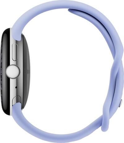 Google Pixel Watch 4 (41mm) Wi Fi Polished Silver Case Iris