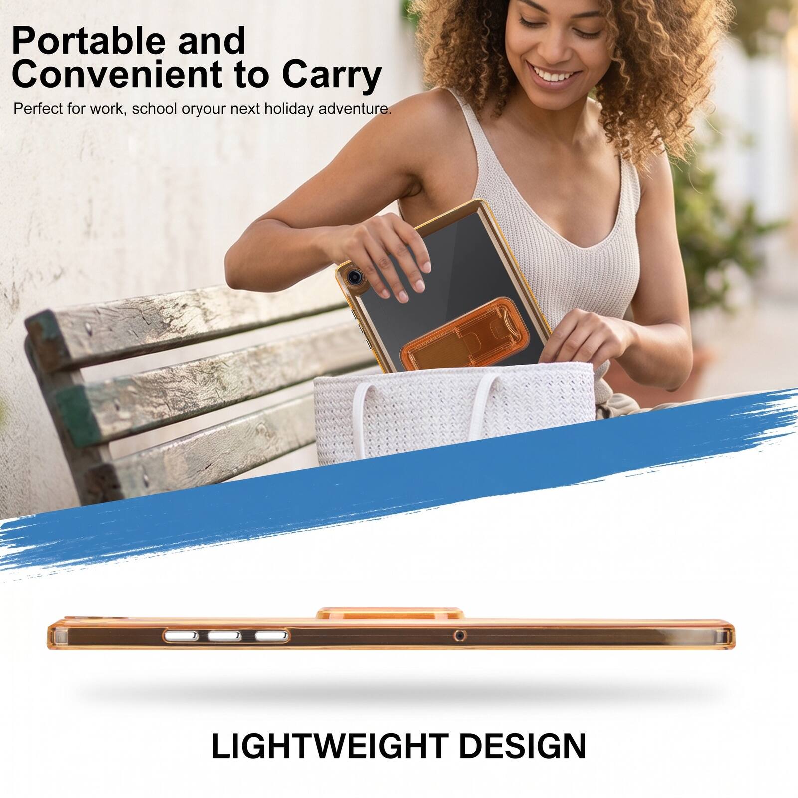 Portable and Convenient to Carry  
Perfect for work, school or your next holiday adventure.  
LIGHTWEIGHT DESIGN