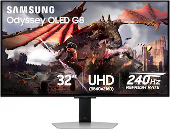 SAMSUNG Odyssey OLED G8 32" UHD 240Hz REFRESH RATE (3840x2160)