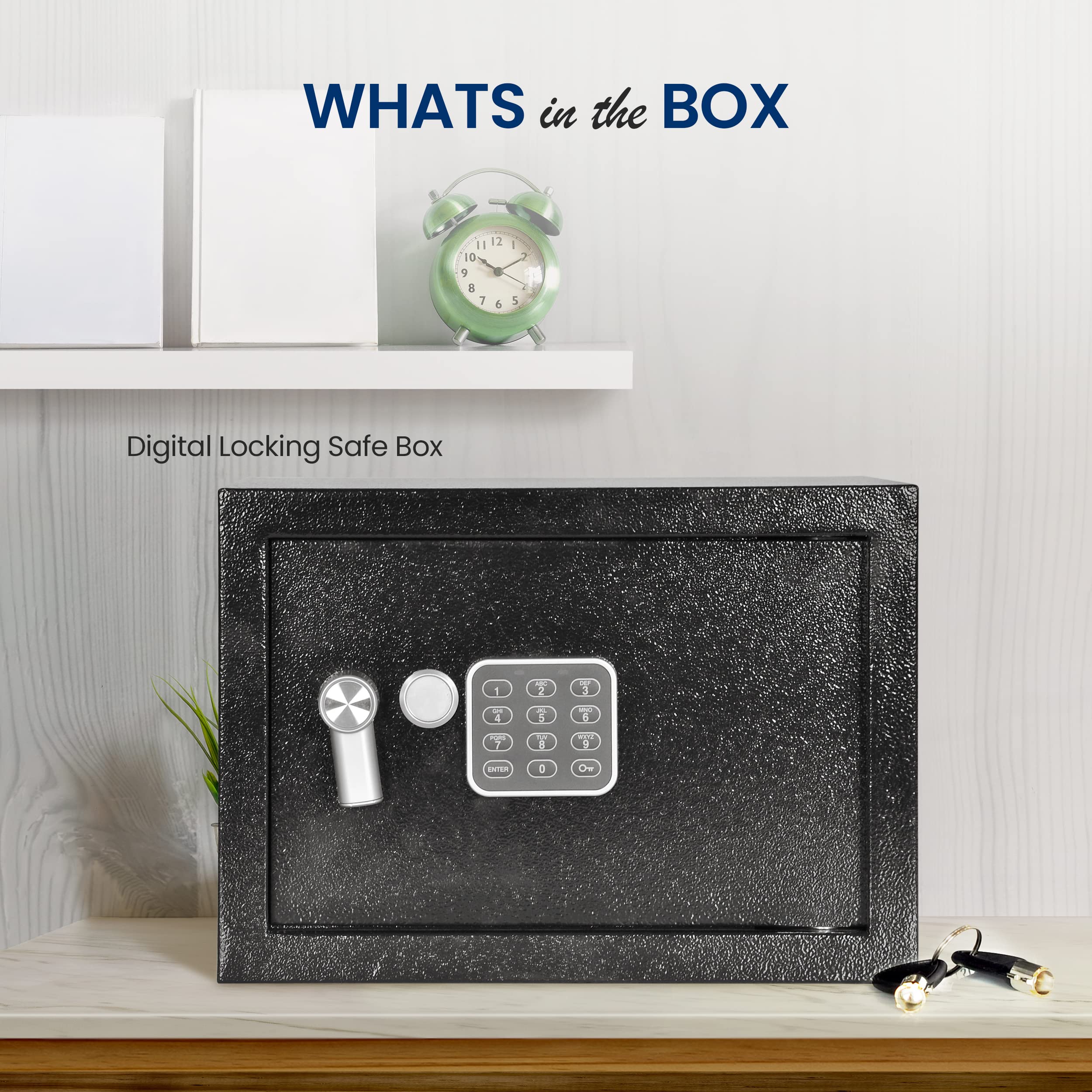 WHATS in the BOX

Digital Locking Safe Box