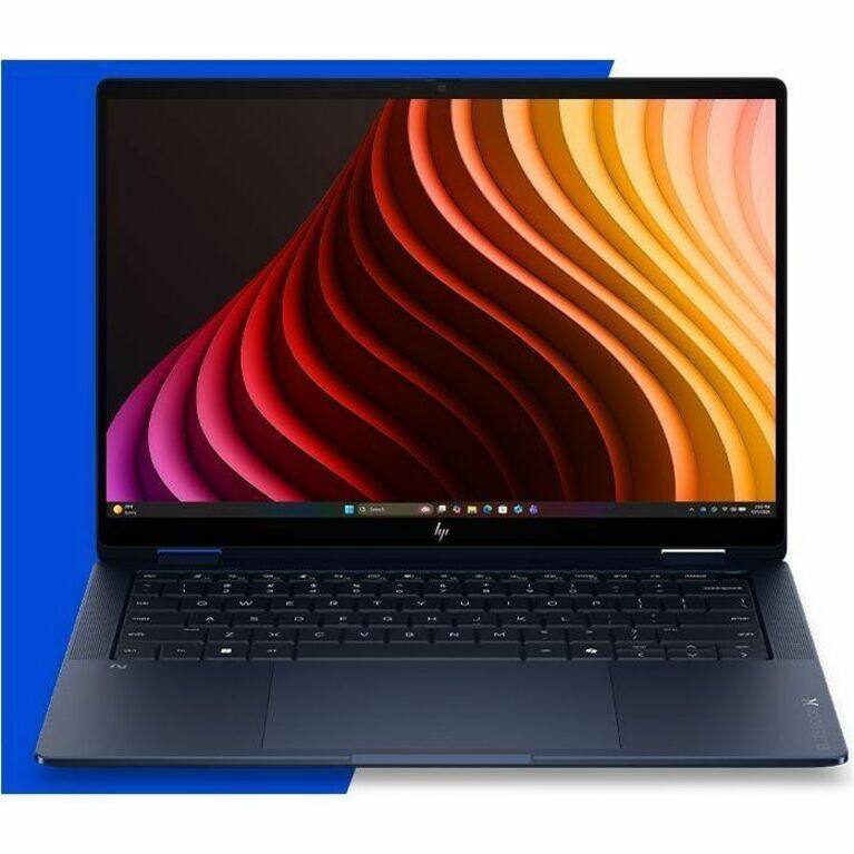 Alt View 8. HP - HP EliteBook X Flip G2i 14" Touchscreen Convertible Copilot+ PC 2 in 1 Notebook - 5G - WUXGA - Intel Core Ultra 7 Series - Atmospheric Blue.