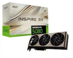 MSI INSPIRE EX 16GB GDDR7 GEFORCE RTX 5080 DLSS 5 GEFORCE RTX 5080 REFLEX STUDIO RAY TRACING