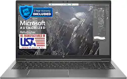HP - ZBook Firefly 15 G7 15.6" Refurbished Laptop - Intel 10th Gen Core i7 with 32GB Memory - Intel UHD Graphics - 2TB SSD - Gray - Front_Zoom