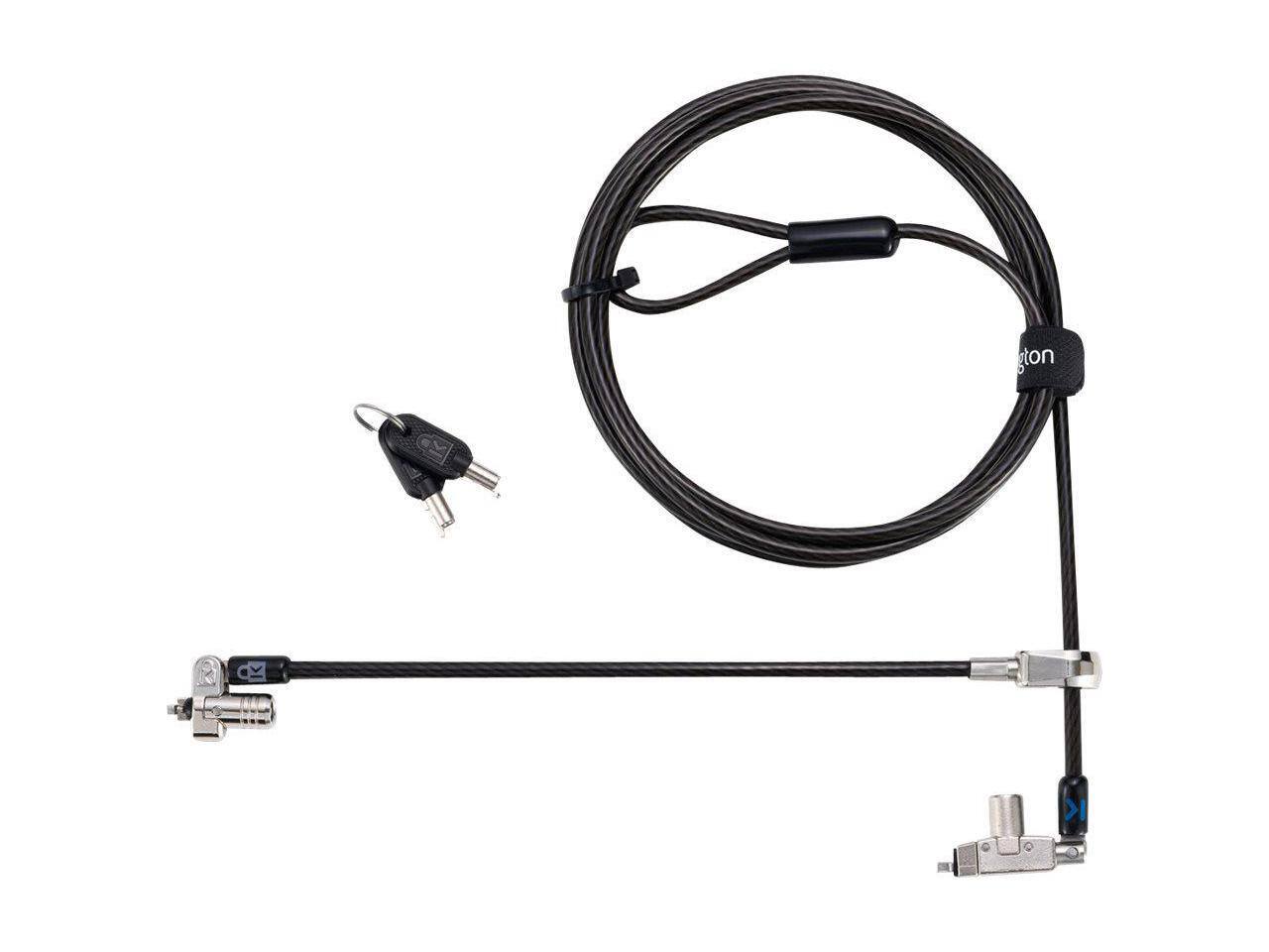 Alt View 1. Kensington - Kensington Slim N17 2.0 Keyed Dual Head Laptop Lock K60508WW.