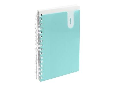 Alt View 1. Poppin - Pocket Notebook, 6" x 8.5", College Ruled, 80 Sheets, Blue - Aqua.