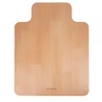 Front. Mind Reader - Office Chair Mat for Hardwood Floors, Under Desk Floor Protector, Rolling, PVC, 47.5 x 35.5 - Woodtone.