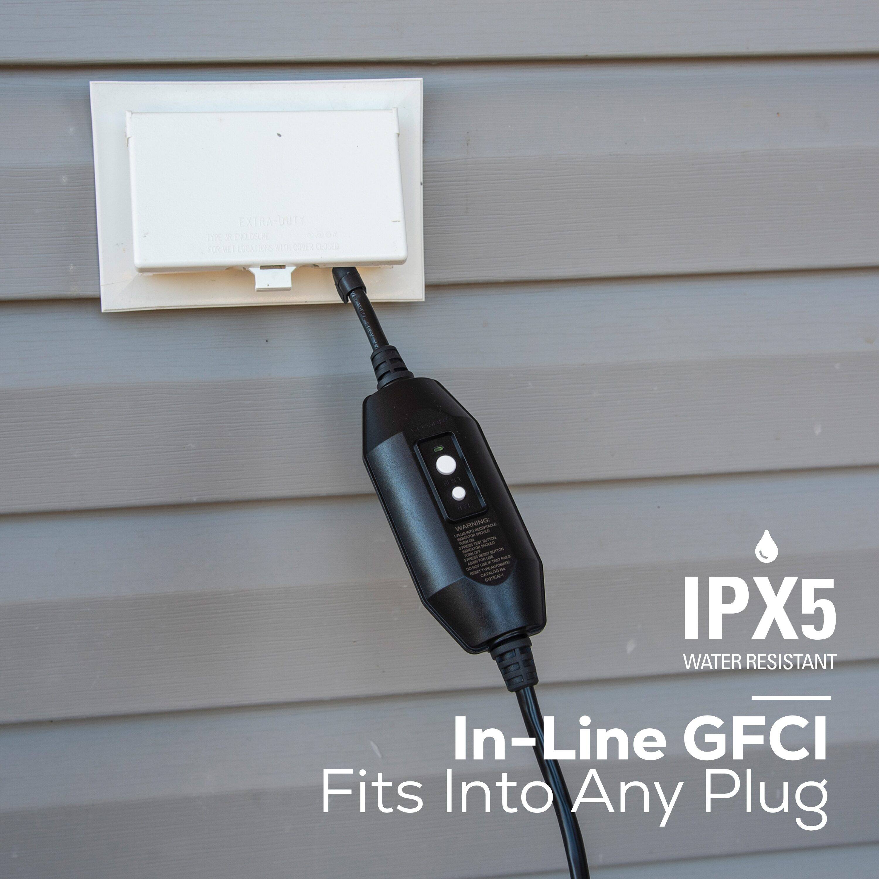 In-Line GFCI Fits Into Any Plug