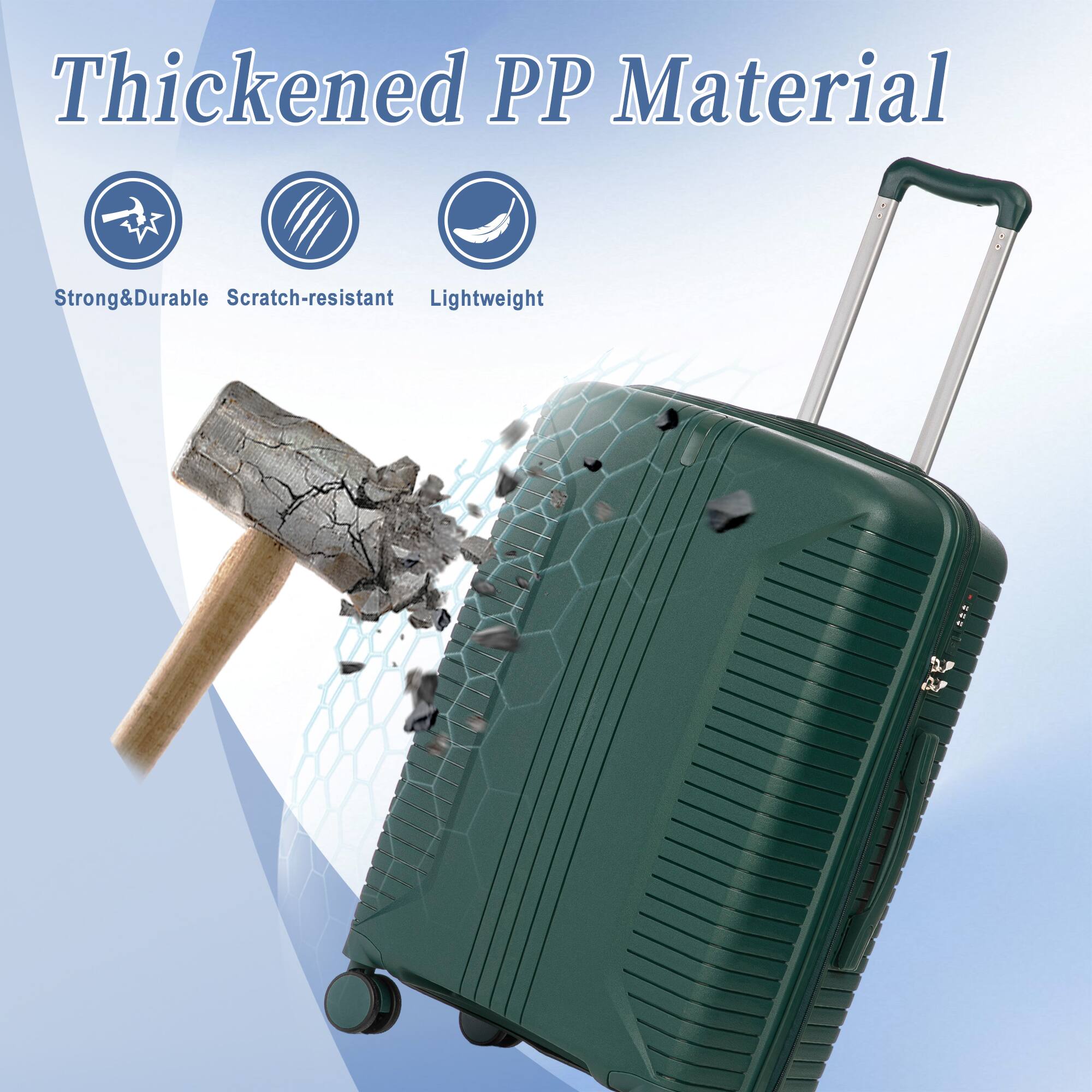 Thickened PP Material

- Strong & Durable
- Scratch-resistant
- Lightweight