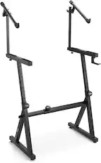 Front. On Stage Stands - On-Stage KS1365 Z Keyboard Stand with Second Tier - "NA".