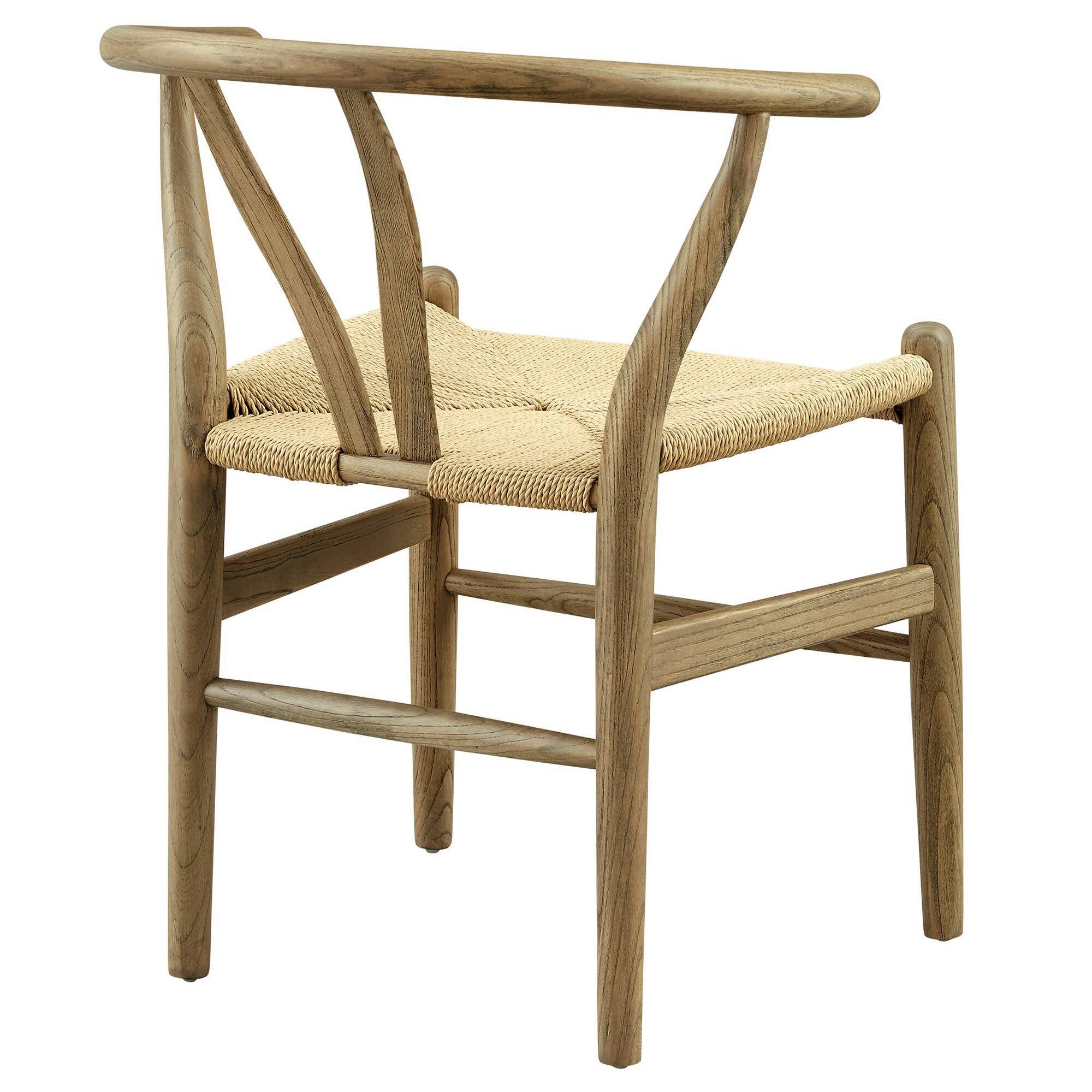 Alt View 1. Modway - Amish 29" Wood Dining Chair by Modway - Gray.